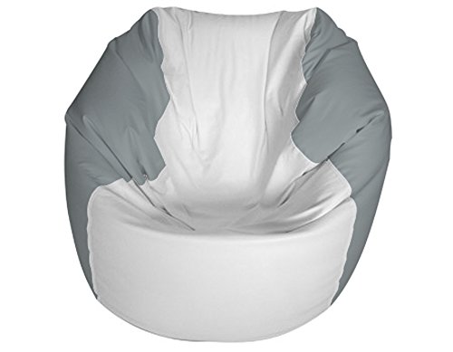 E-SeaRider Round Marine Beanbag (Medium, Multi) (White/Grey)