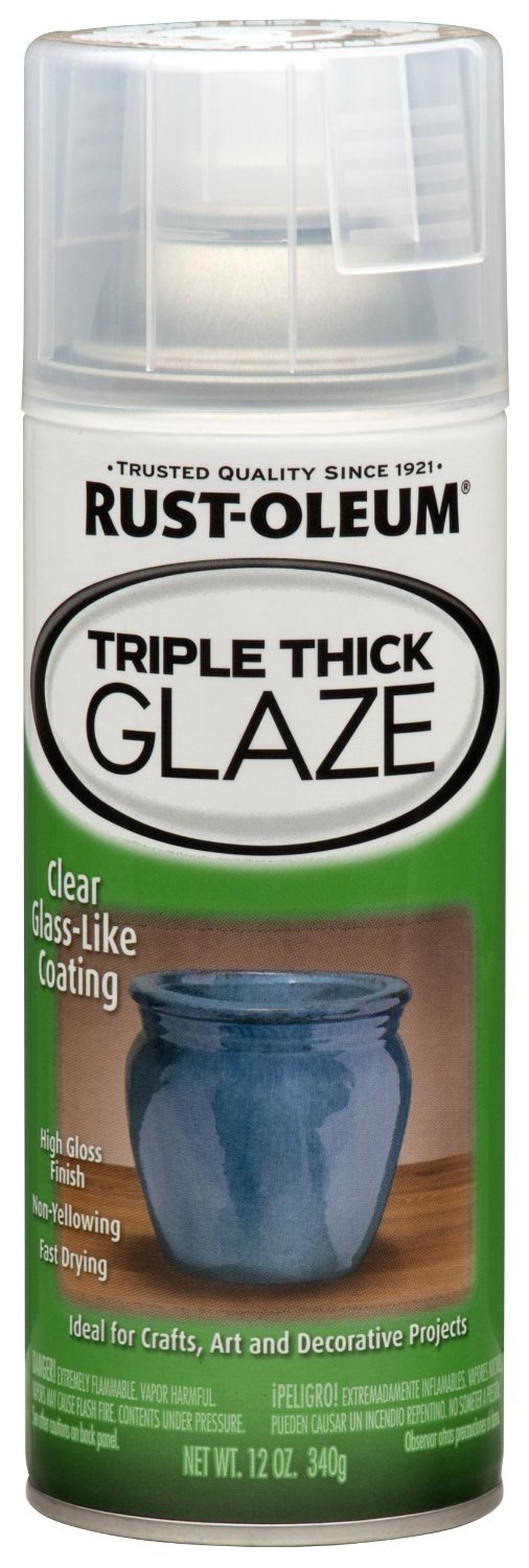 Rust-Oleum 264985 2 Pack Specialty Clear Triple Thick Spray, Clear, 12-Ounce