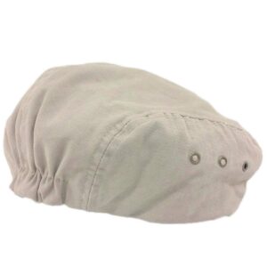 Mens Khaki Tan Washed Canvas Ivy Ascot Cabbie Cap