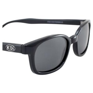 Pacific Coast Sunglasses Original X-KD's 20% Larger Polarized Lenses Black Frame Biker Sunglasses