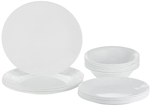 Corelle Bella Faenza 18 Piece Dinnerware Set - White