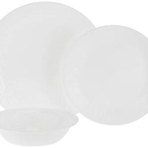 Corelle Bella Faenza 18 Piece Dinnerware Set - White