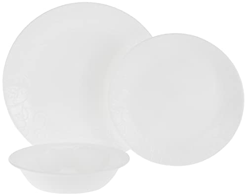 Corelle Bella Faenza 18 Piece Dinnerware Set - White