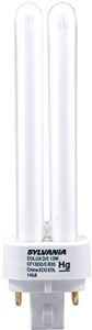 sylvania (10 pack) 20671 cf13dd/e/835/eco 13-watt 3500k 4-pin double tube compact fluorescent lamp, 1 count (pack of 1)