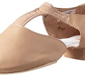 Bloch Women's Elastospllit Grecian Dance Shoe, tan, 10.5 Medium US