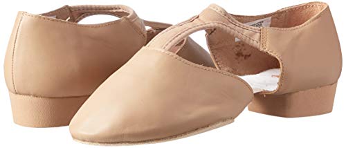 Bloch Women's Elastospllit Grecian Dance Shoe, tan, 10.5 Medium US