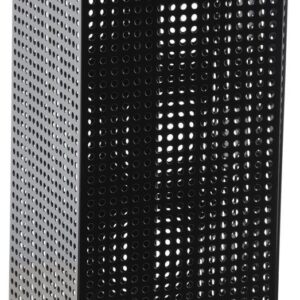 Displays2go Counter Pegboard Spinner Rack, Magnetic, 28 Inch, Black Steel (MD4PCTBK)