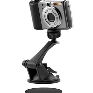 Arkon Sticky Suction Windshield or Dash Camera Car Mount Holder for Sony Samsung Panasonic Nikon Cameras