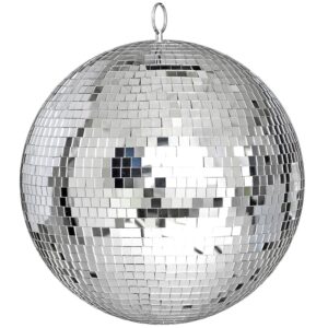 Yescom 12" Disco Mirror Glass Ball DJ Dance Club Stage Lighting Home Party Business Window Display Holiday Decoration