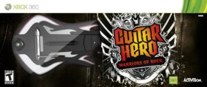 guitar hero: warriors of rock wireless guitar controller - guitar only - for xbox 360