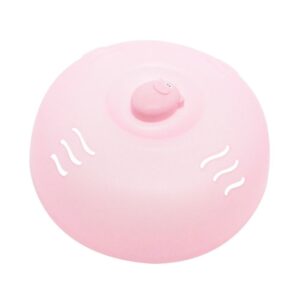 joie oink pig plastic splatter-proof microwave plate cover, pink