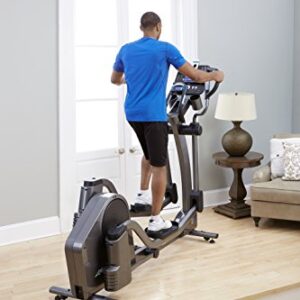 Life Fitness E5 Cross Trainer Elliptical Exercise Machine with Go Console, Titanium