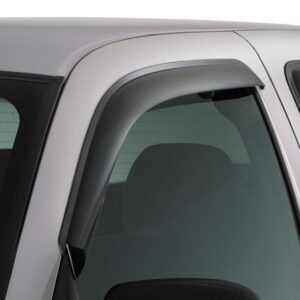 Auto Ventshade [AVS] Outside Mount Ventvisor | 2015 - 2023 Ford F - 150, 2017 - 2023 Ford F - 250/F - 350/F - 450 Super Duty Standard Cab- Smoke, 2 pc. | 92971