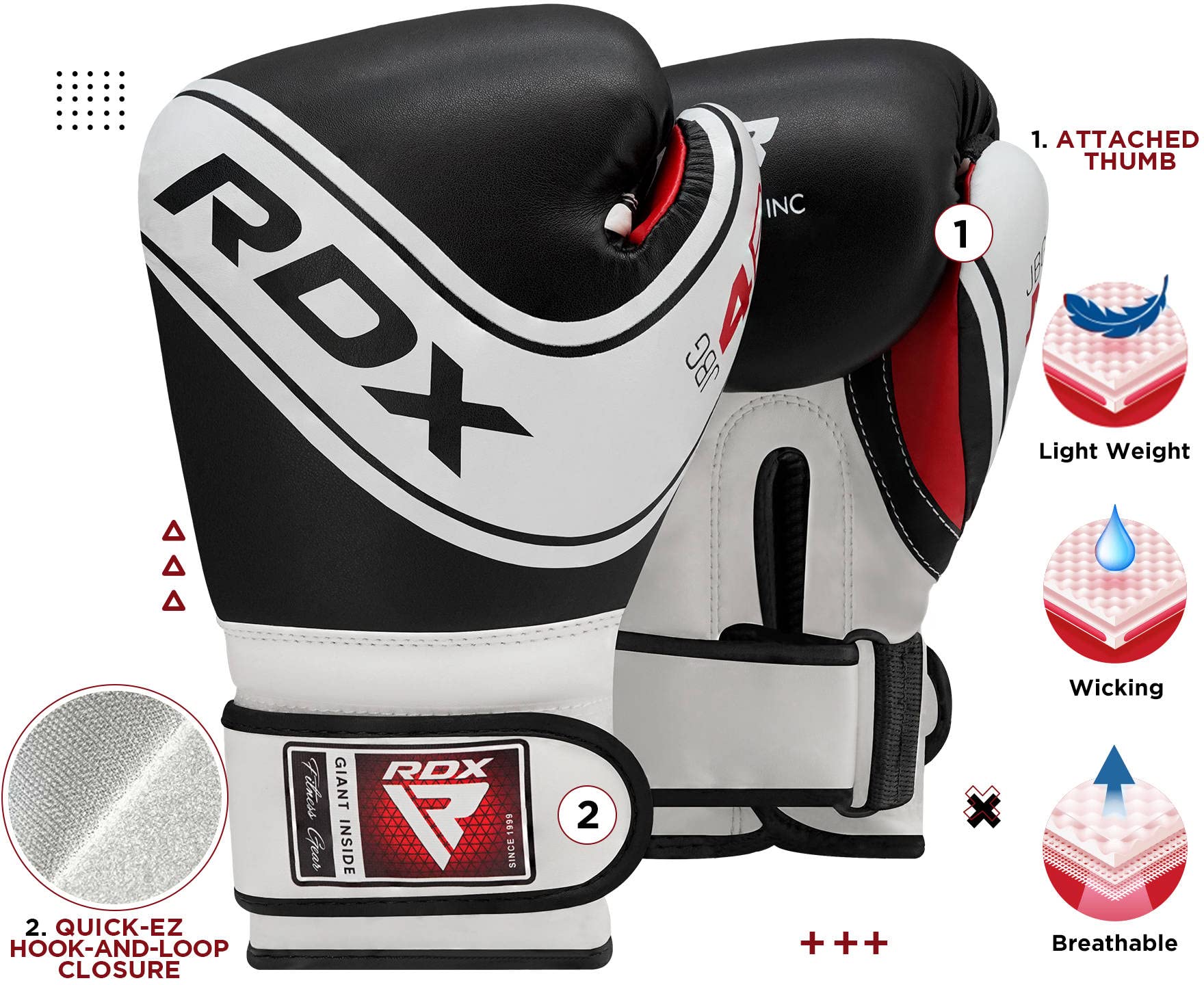 RDX Kids Boxing Gloves, 6oz 4oz Junior Training Mitts, Maya Hide Leather Ventilated Palm, Muay Thai Sparring MMA Kickboxing Fighting, Punch Bag Speed Ball Focus Pads Punching Workout