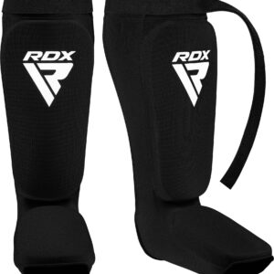 RDX Shin Guards Kickboxing Muay Thai, SATRA Approved, MMA Leg Instep Protection Pads