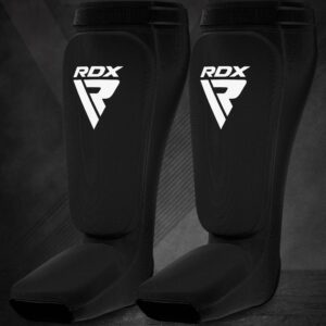 RDX Shin Guards Kickboxing Muay Thai, SATRA Approved, MMA Leg Instep Protection Pads