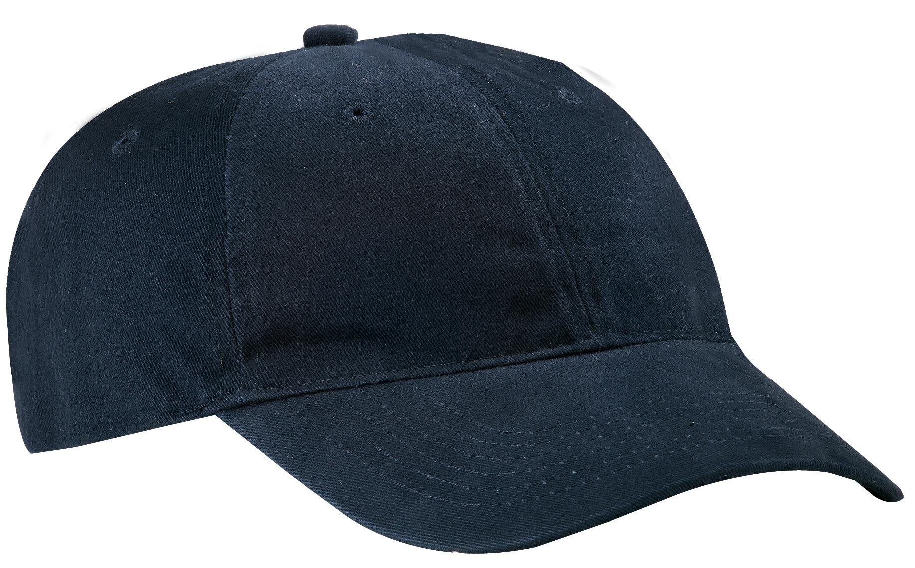 Port & Company Brushed Twill Low Profile Cap-One Size (Navy)