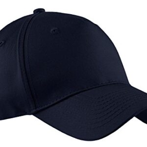 Port & Company Five Panel Twill Cap-One Size (Navy)