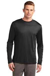 sport-tek long sleeve posicharge competitor tee f20 black