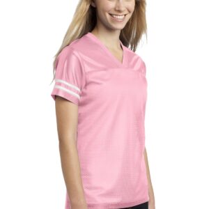 SPORT-TEK Ladies PosiCharge Replica Jersey F20 Light Pink/White