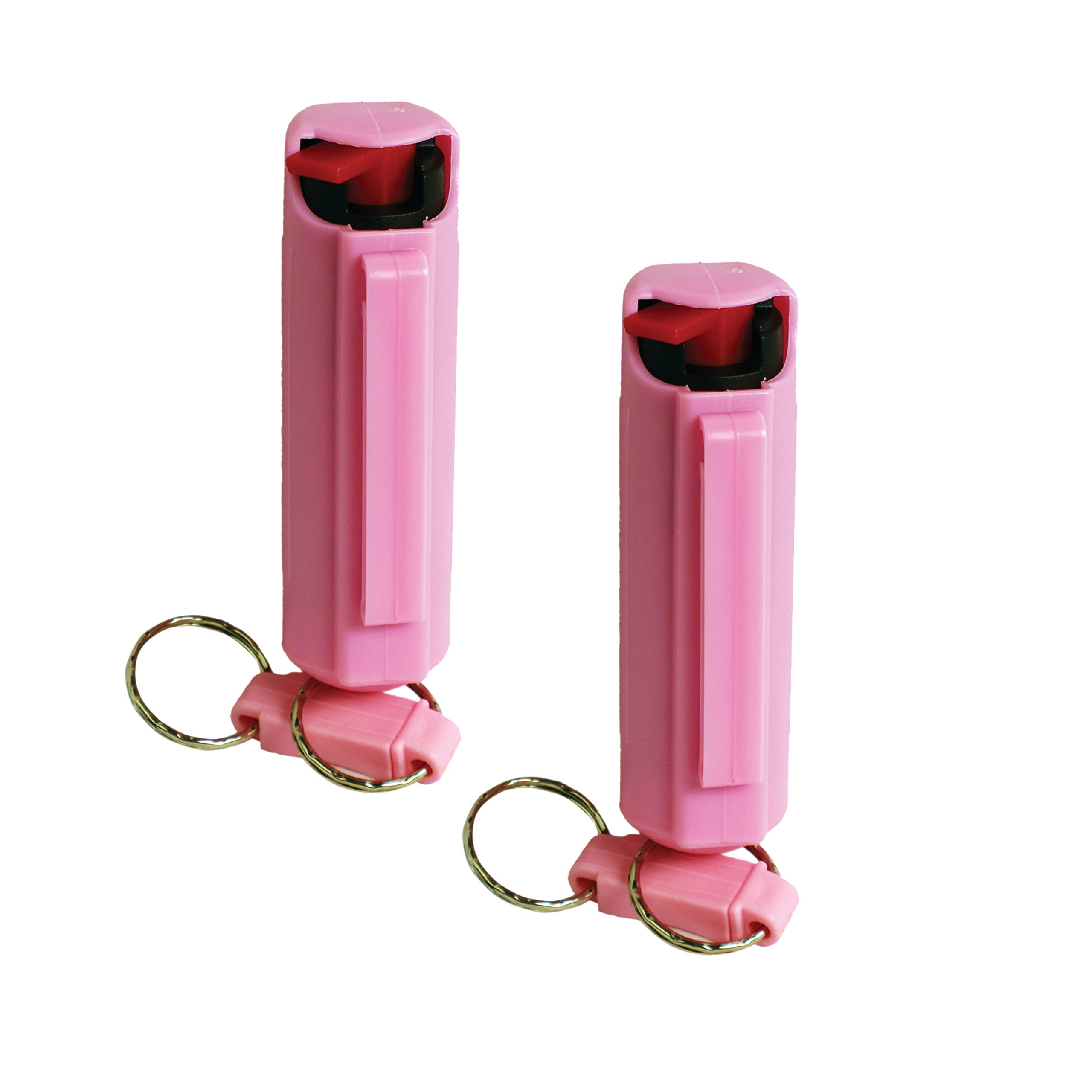 Pepper Shot Pepper Spray 1/2 Oz Molded Holster w/Quick Release Key Chain Bundle - Lot of 2 Pieces