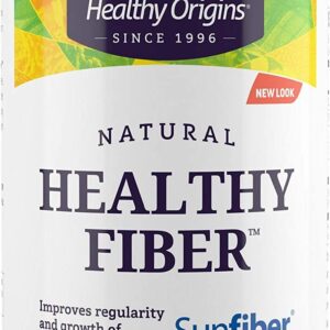 Healthy Origins Healthy Fiber - Clear Mixing (Sunfiber), 225 g - Gut Health Supplements for Women & Men - Fiber Powder Dietary Supplement - Gluten-Free Supplement - 7.9 Oz