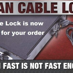 Titan Cable Lock Made Exclusively to Secure Your Titan Vault Gun Safe While on The go!