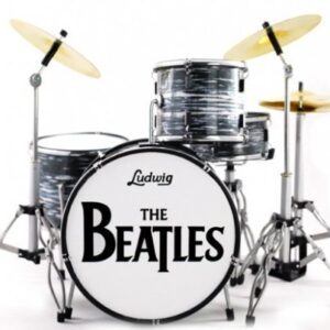 The Beatles Fab Four Miniature Guitar and Drums Set of 4 with Amp by BT MGU