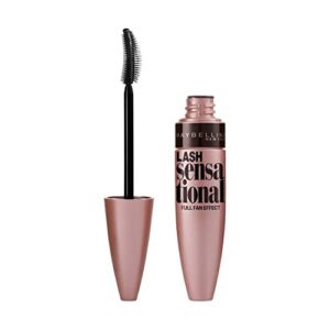 Maybelline New York Lash Sensational Mascara, Very Black [01] 0.32 oz (Pack of 2)