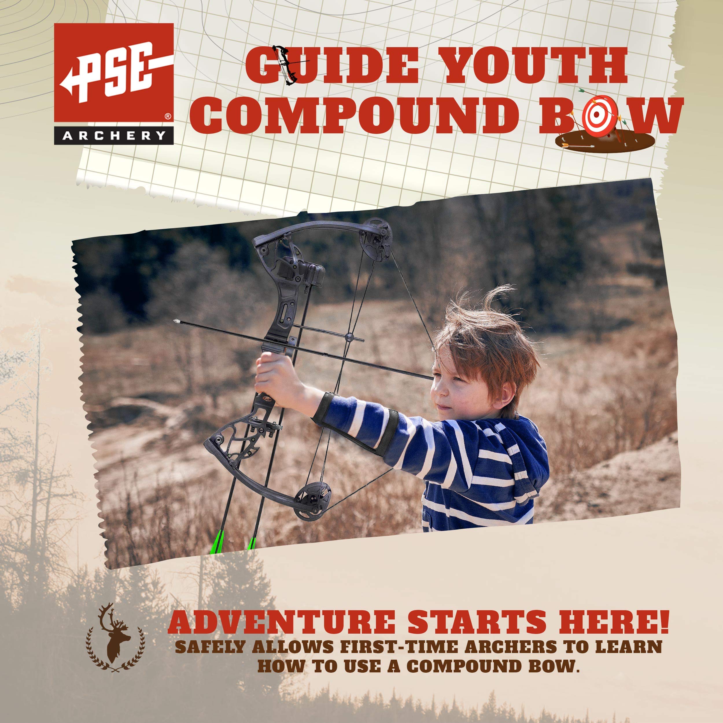 PSE ARCHERY Guide Youth Compound Bow Set