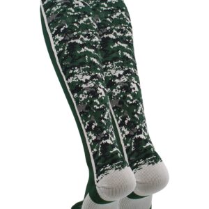 TCK Digital Camo OTC Socks (Dark Green, Small)