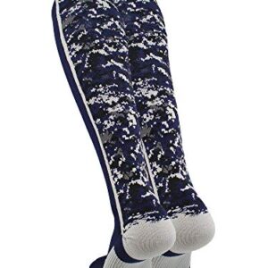 TCK Digital Camo OTC Socks (Navy, X-Large)