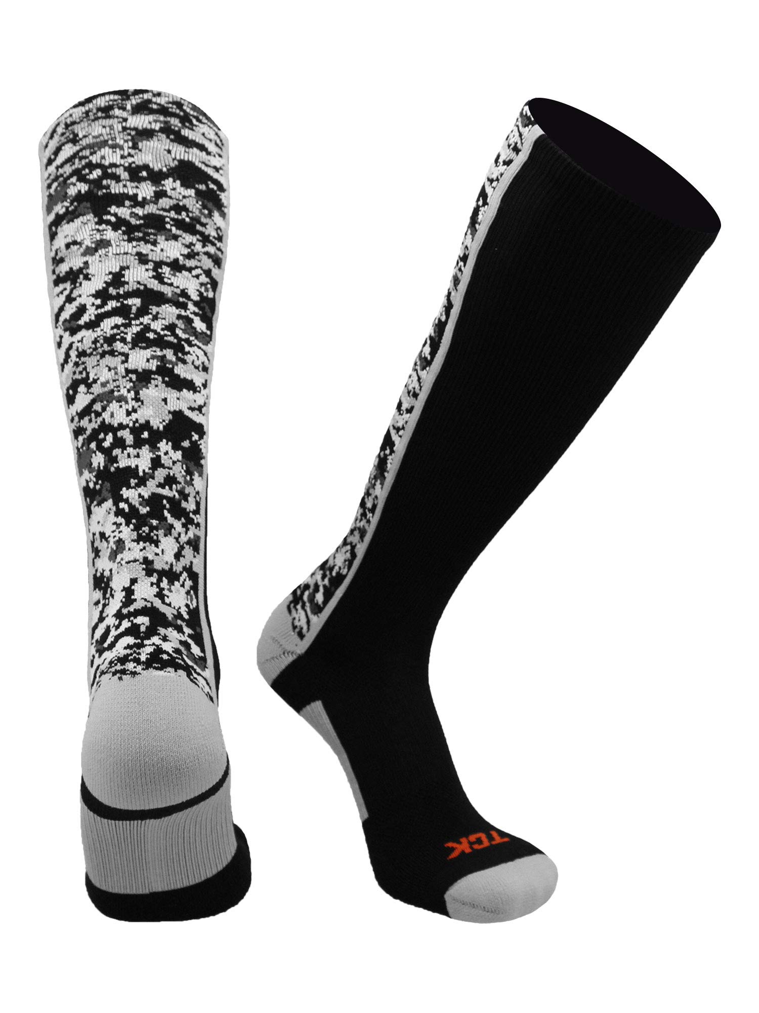 TCK Digital Camo OTC Socks (Black, Medium)