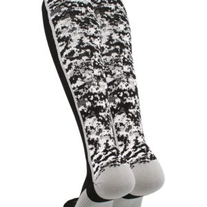 TCK Digital Camo OTC Socks (Black, Medium)