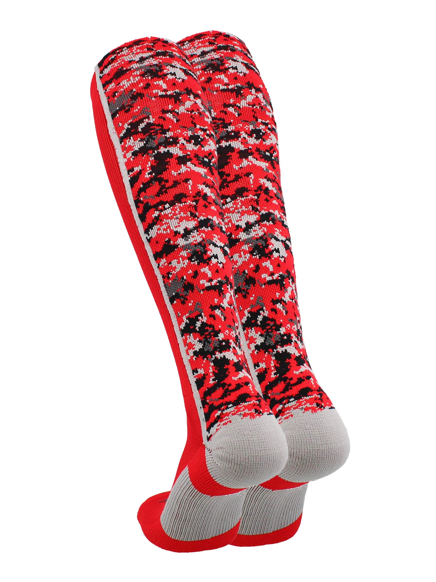 TCK Digital Camo OTC Socks (Red, X-Large)