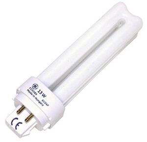 (25 pack) ge 97596 f13dbx/835/eco4p 13-watt 3500k 4-pin double biax compact fluorescent lamp