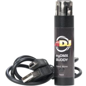 ADJ Products, MYDMX Buddy, Entry Level DMX Hardware Dongle Compatible with MYDMX 2.0 Software MYD858