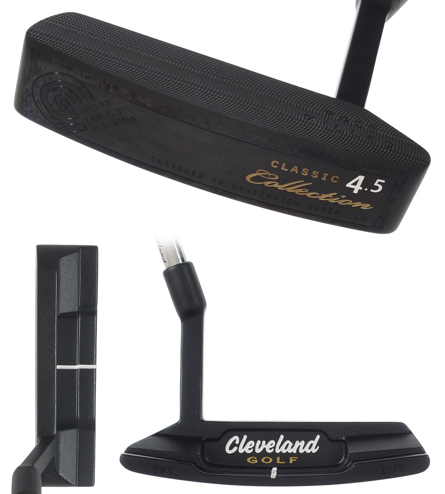 Cleveland Classic Collection Hb 4.5 Black Pearl Right Handed 34" Putter Golf Club