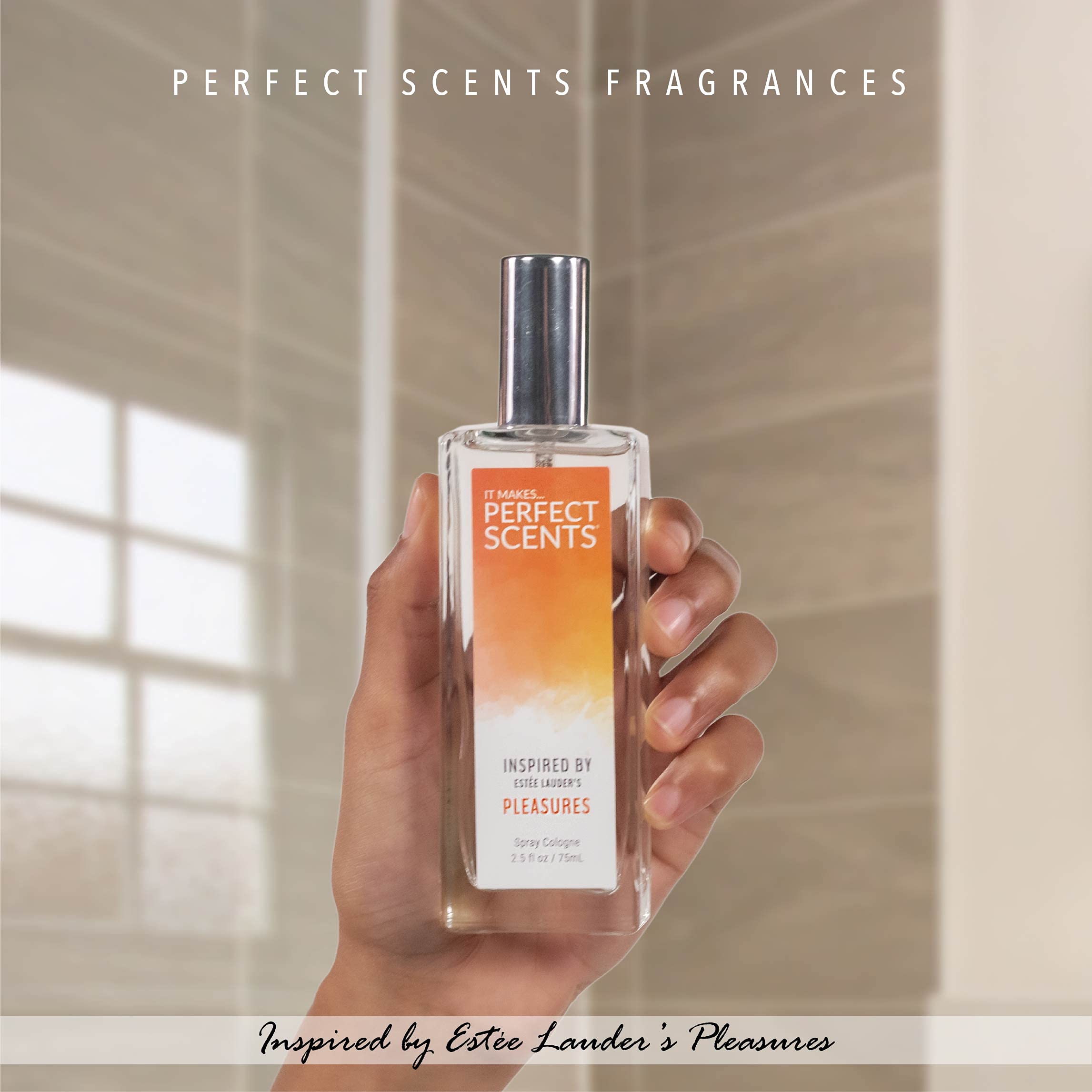 Perfect Scents Fragrances | Inspired by Estee Lauder's Pleasures | Women’s Eau de Toilette | Vegan, Paraben Free, Phthalate Free | Never Tested on Animals | 2.5 Fluid Ounces