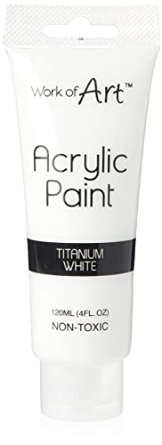 Work of Art 120ml Acrylic Paint - White, 6721