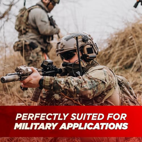 Peltor Comtac I & II Peltor Arc Rail Adapter - Arc Rail Headset Adapter Shooting Ear Protection Peltor Helmet Adapter Tactical Helmet Headset Adapter - Peltor Helmet Mount Airsoft Helmet Attachments