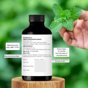 MAJESTIC PURE Peppermint Essential Oil | 100% Pure and Natural Peppermint Oil | Premium Grade Essential Oils for Hair Care, Home Diffusers, Skin, Aromatherapy, Massage and Humidifiers | 4 Fl Oz