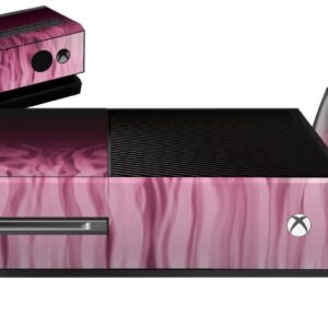 Fire Pink - Holiday Bundle WraptorSkinz Decal Style Vinyl Skin Wrap compatible with XBOX One Original Console, Kinect and 2 Controllers (GAMING SYSTEM NOT INCLUDED)