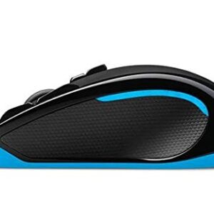 Logitech G300s Wired Gaming Mouse, 2,5K Sensor, 2,500 DPI, RGB, Lightweight, 9 Programmable Controls, On-Board Memory, Compatible with PC/Mac - Black