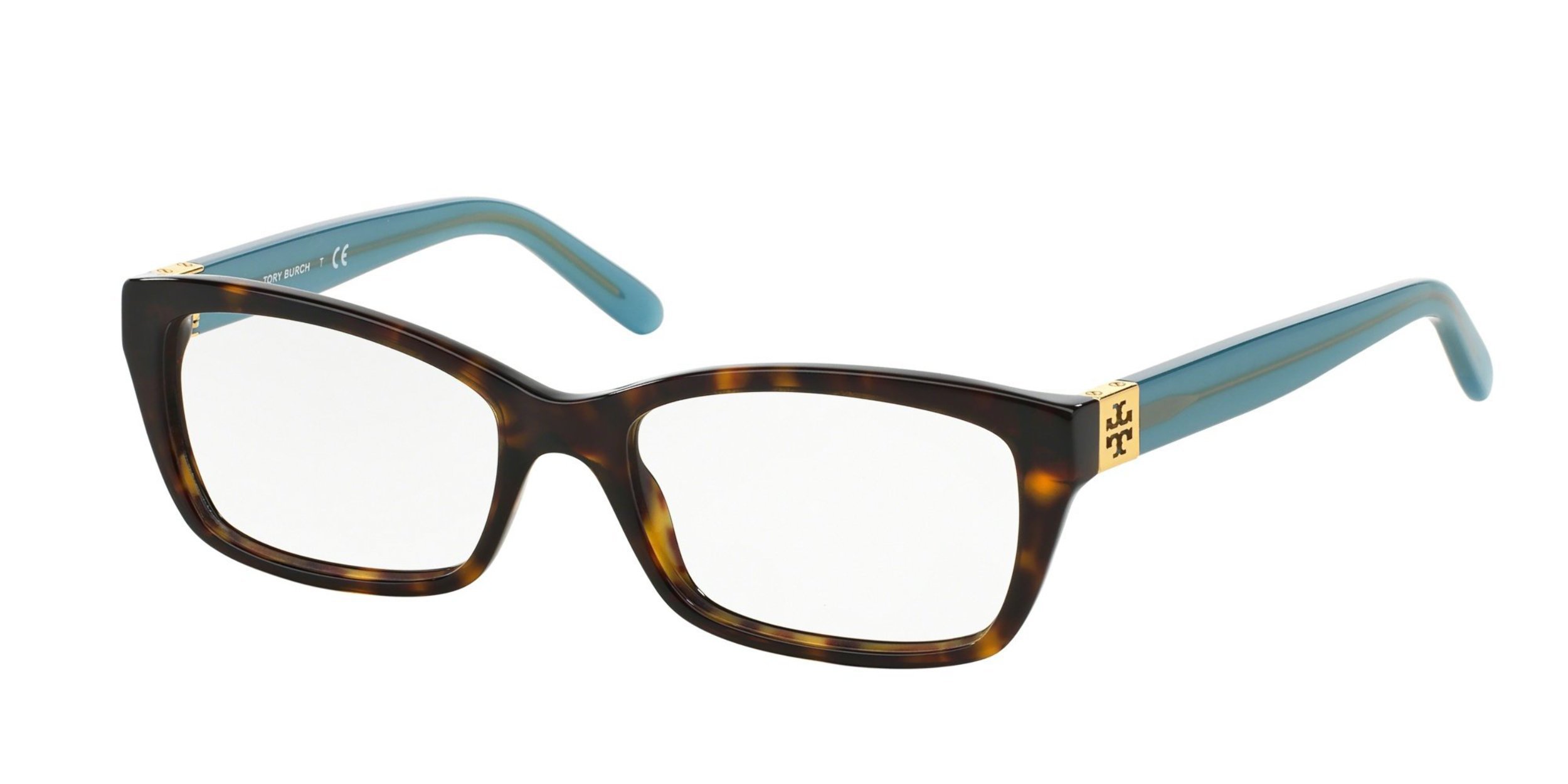 Tory Burch TY2049 Eyeglass Frames 1359-51 - Tortoise Milky Fountain TY2049-1359-51