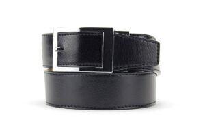 classic ebony, 1 3/8" strap, dress belt