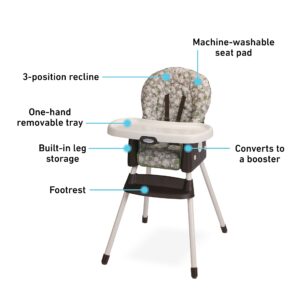 Graco Simpleswitch Portable High Chair and Booster, Zuba