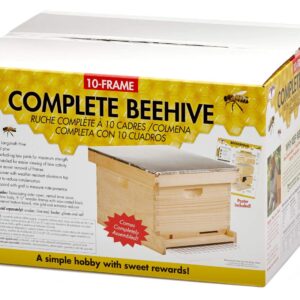 Little Giant® 10 Frame Complete Hive | Beekeeping Hive | Bee Hive Kit | 10 Frame Beehive | Beekeeping Supplies | Made in USA