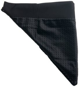 dri sweat flex active wear mesh bandana , black, 0.2 x 6.5 x 5 inches