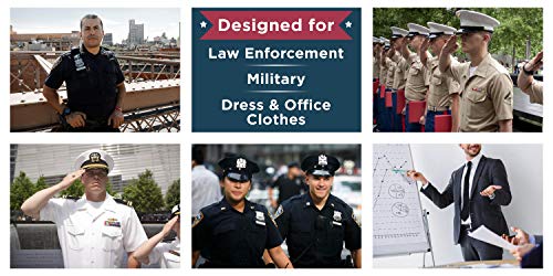 Shirt Stay Plus Shirt Stays for Men Police Military Made in The USA (Y-Style Black, Select Series) (1 Pair of Holder, Tucker, Suspenders, Garters)